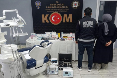 Bursa'da sahte diş muayenesine baskın: 2 gözaltı