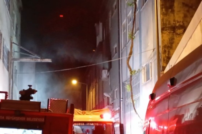 Bursa'da tekstil atölyesinde korkutan yangın