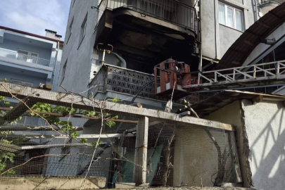 Evde Çıkan Yangın Panik Yarattı