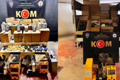 Bursa’da kaçakçılığa eş zamanlı operasyon: Binlerce kaçak ürün ele geçirildi