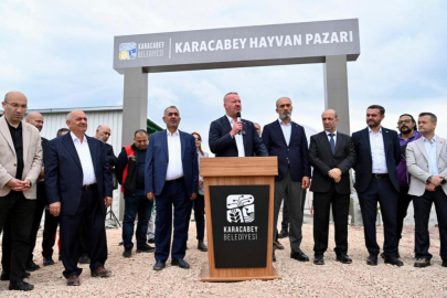 Karacabey Belediyesi hayvan pazarı hizmete açıldı