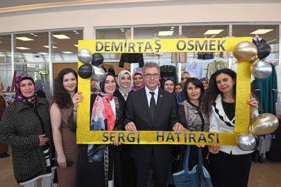 OSMEK kursiyerlerinden yıl sonu sergisi