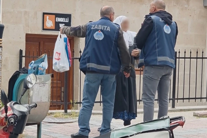 Zabıta ile Dilenci Arasında Tartışma...