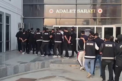 Hatay’da suç ağına darbe: Haraca, fuhşa ve tehdide 25 tutuklama
