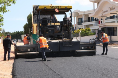 Osmangazi Belediyesi 900 ton asfalt döktü