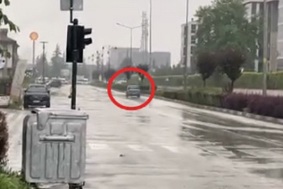 3 kilometre boyunca ters yönde ilerleyen sürücüye ceza yağdı