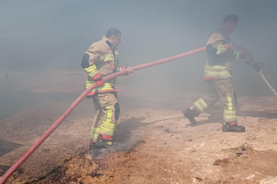 Samanlık Yangını Panik Yarattı
