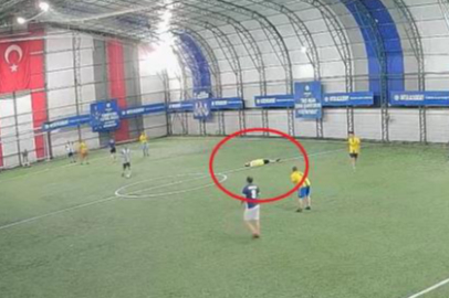 Ölüm halı sahada futbol oynarken yakaladı