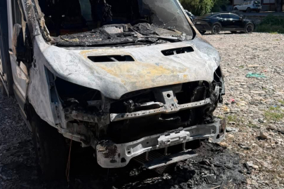 Park Halindeki Kamyonet Alevlere Teslim Oldu