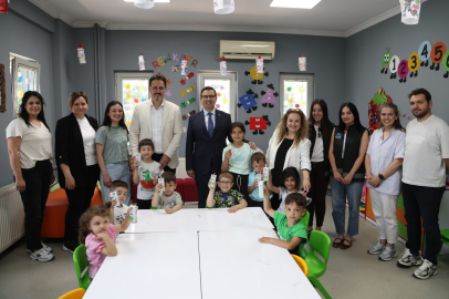 Nilüfer’de çocuklara süt dağıtımı yapıldı