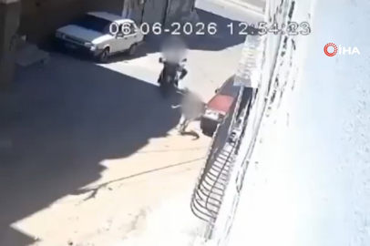 Küçük kızını darbedip motosikletle sürükleyen baba gözaltına alındı