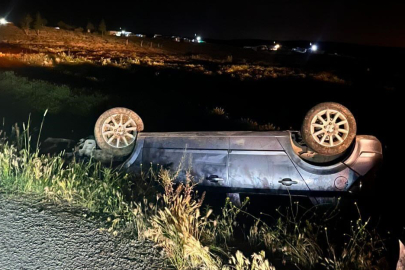 Otomobil Takla Attı: Sürücü Ölümden Döndü