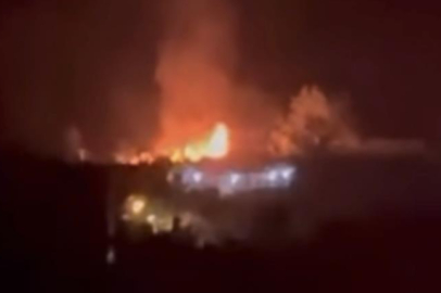 Bursa'da bağ evi alevlere teslim oldu