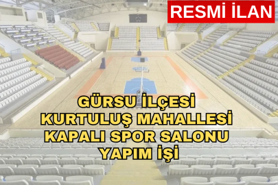 Gürsu İlçesi Kurtuluş Mahallesi Kapalı Spor Salonu Yapım İşi