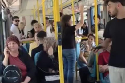 Metro'da yüksek sesle konuşma tartışması