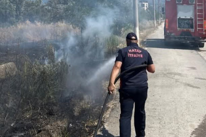 Bahçe Yangını Panik Yarattı