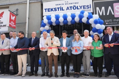 Gemlik Belediyesi Tekstil Atölyesini Hizmete Açtı