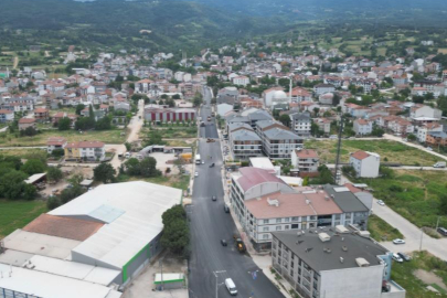 İnegöl Yenice’de Bursa Caddesi’ne 1500 Metrelik Asfalt