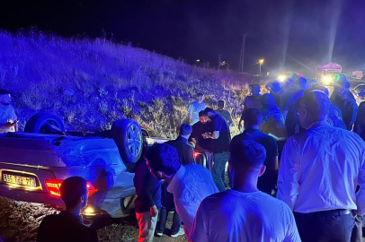 Otomobil Takla Attı: Sürücü Ölümden Döndü