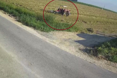 Pulluğa kapılan çiftçiyi saniyelerle gelen kahramanlık kurtardı