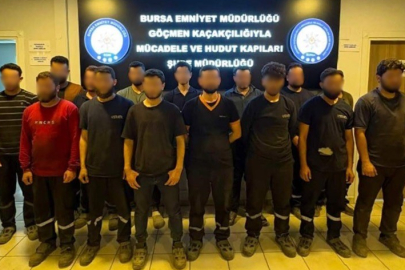Bursa'da kaçak göçmen işçi operasyonu: 2 organizatör yakalandı