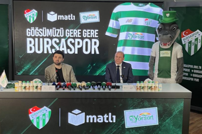 Bursaspor, 70 milyonluk sponsorluğuna imza attı