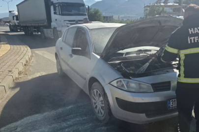 Seyir Halindeki Otomobil Alevlere Teslim Oldu