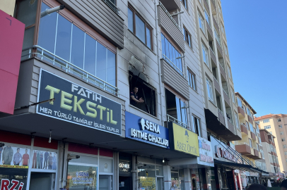Apartman Dairesi Alevlere Teslim Oldu