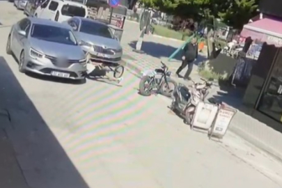 Bisikletiyle aniden yola çıkan 12 yaşındaki çocuk, otomobilin çarpması sonucu yaralandı