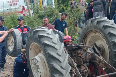 Mucize Kurtuluş: Traktörün Altında Kaldı