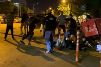 Sokak ringe döndü, yumruklar havada uçuştu