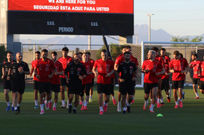 A Milli Futbol Takımı’nda ABD maçının hazırlıkları başladı
