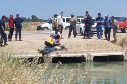 Mustafakemalpaşa'da sulama kanalında erkek cesedi bulundu