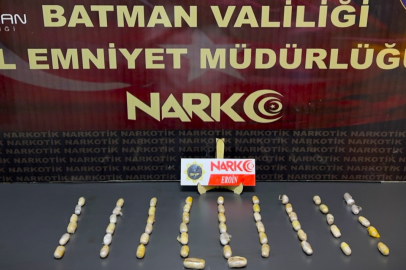 Batman'daki 4 yolcunun midesinden uyuşturucu çıktı