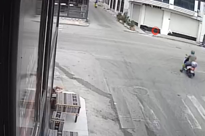 Bursa’da korku dolu anlar kamerada