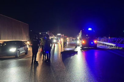 Otobanda yolun karşısına geçerken tır çarpan şahıs hayatını kaybetti