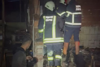 Ev Yangını Korkuttu