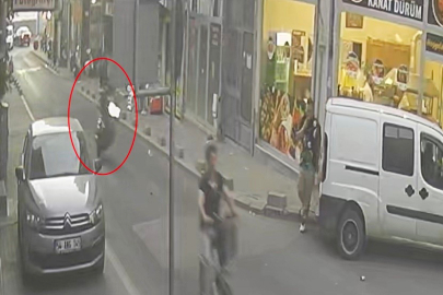 Tekirdağ'da motosiklet kazası: Yaya son anda kurtuldu