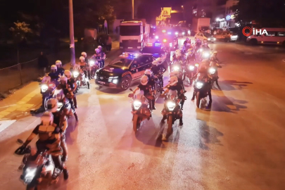 Bursa’da bin polisle dev huzur operasyonu... Mahalleler ablukaya alındı