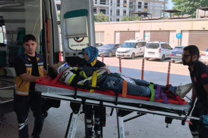 Tır ile motosiklet çarpıştı: 1 ağır yaralı