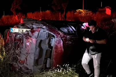 Bolu'da Feci Kaza: Otomobil Takla Attı