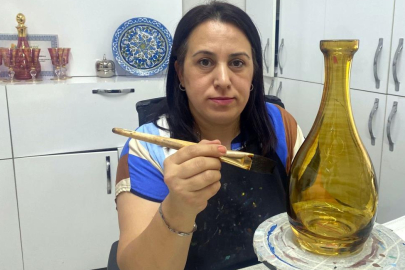 Bursa'nın Tarihi mekanları cam süsleme sanatıyla cam ürünlerde buluşuyor