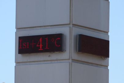 Termometreler 41 dereceyi gösterdi, hissedilen sıcaklık bunalttı