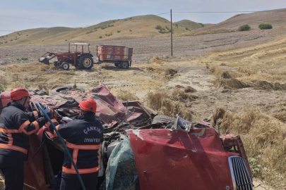 Çankırı'da korkunç kaza: 3 ölü, 4 yaralı
