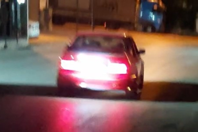 Drift atan araç polisten kaçtı, cezadan kaçamadı