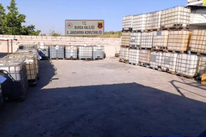 Bursa'da 10 milyon liralık sahte madeni yağ operasyonu