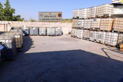 Bursa'da 10 milyon liralık sahte madeni yağ operasyonu