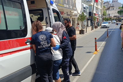 Motosikletiyle yayaya çarpıp kaçtı