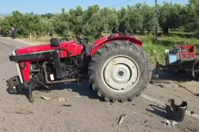 Bursa'da traktör kazası: 2 yaralı