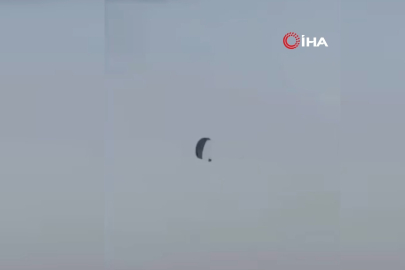 Anlık hava değişimi yamaç paraşütçülerine yaramadı